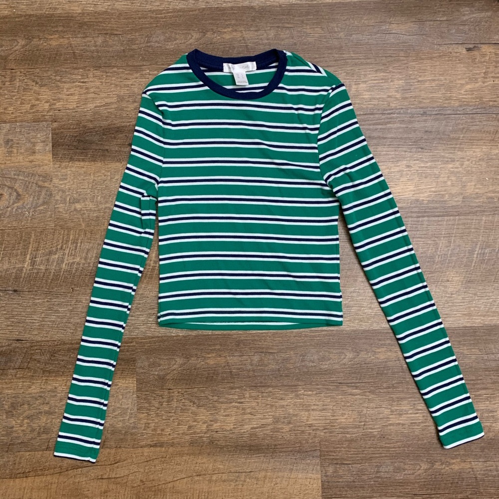 Stripe Long Sleeve Top